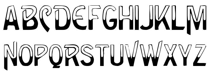 Green Regular フォント 小文字