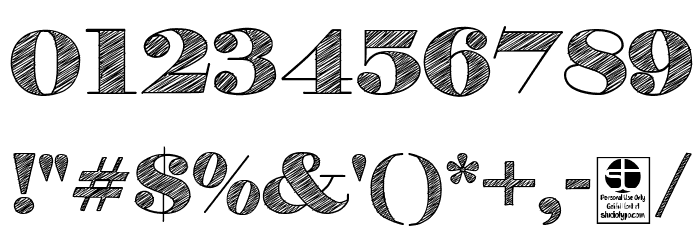 H&B Sketch Demo Font OTHER CHARS