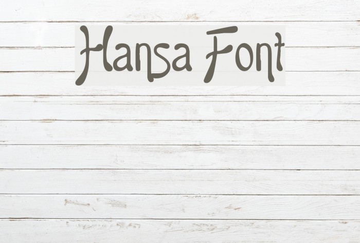 Hansa لخطوط تنزيل examples