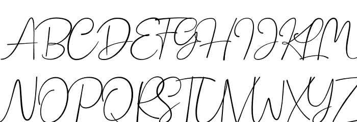 HanstonDemo-Regular Schriftart Groß