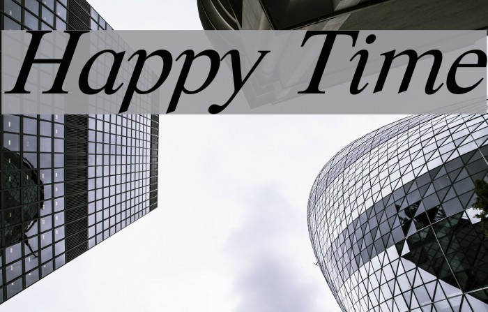 Happy Time Font examples