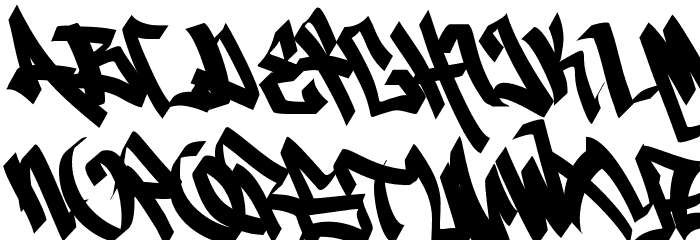 Helvair Graffiti Polices MAJUSCULES
