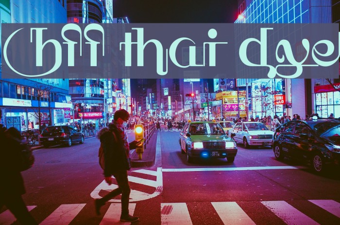 HFF Thai Dye لخطوط تنزيل examples