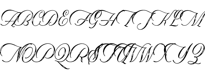 Historical-Textured Font Litere mari