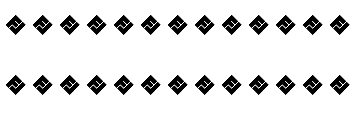 Hoironedymious Bloschindian Schriftart Kleinbuchstaben