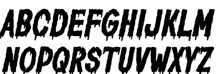 Horror Corps Demo Schriftart Groß