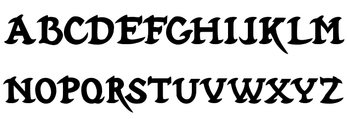 Hubbard Demo Font LOWERCASE