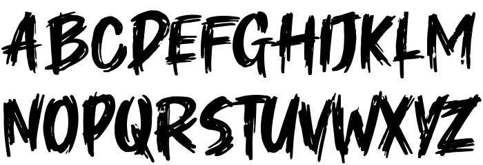 Hurt Time Schriftart Groß