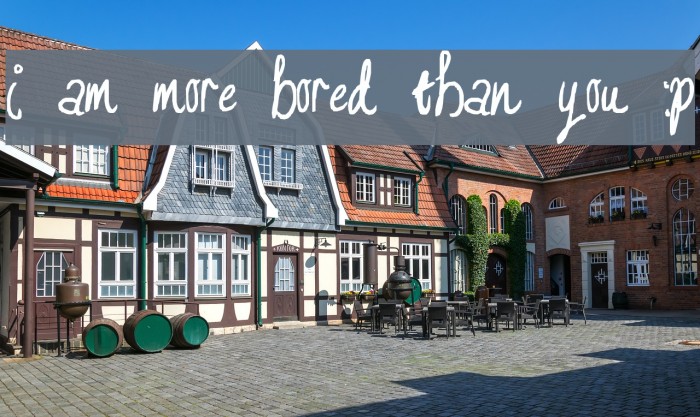 I am more bored than you :P Polices examples