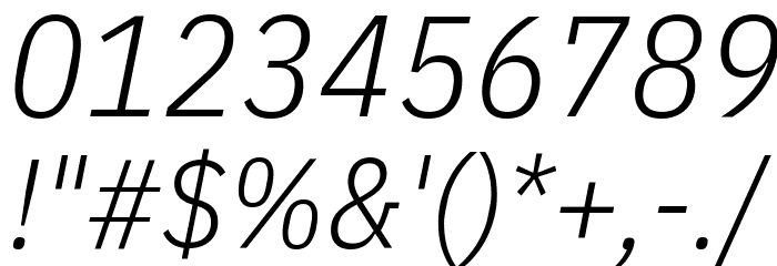 IBM Plex Sans Condensed Light Italic لخطوط تنزيل حرف أخرى