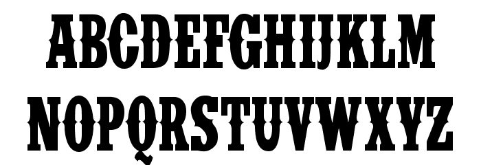 IFC INSANE RODEO Font UPPERCASE