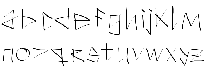 ILostItInTheStreet Font Litere mici