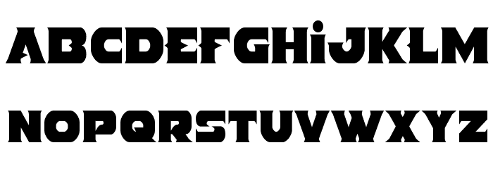 Indigo Demon Condensed Schriftart Groß