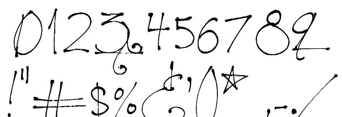 Jellyka, Saint-Andrew's Queen フォント その他の文字