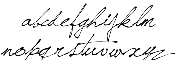 Jellyka, Saint-Andrew's Queen フォント 小文字