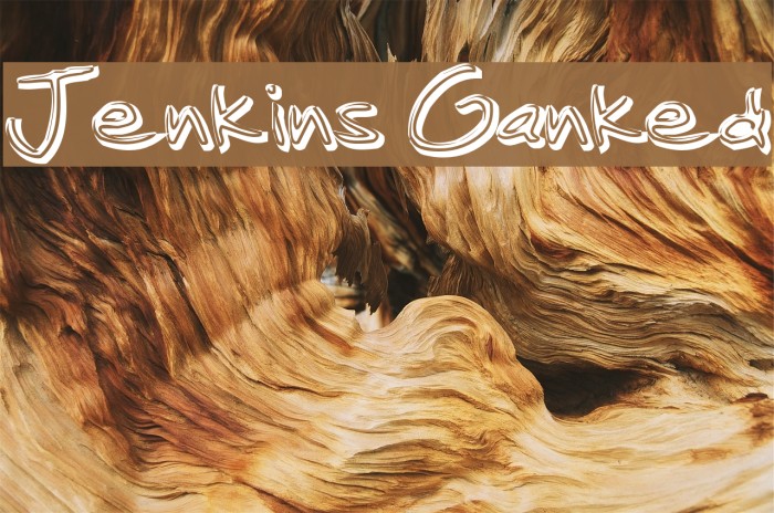 Jenkins Ganked Caratteri examples