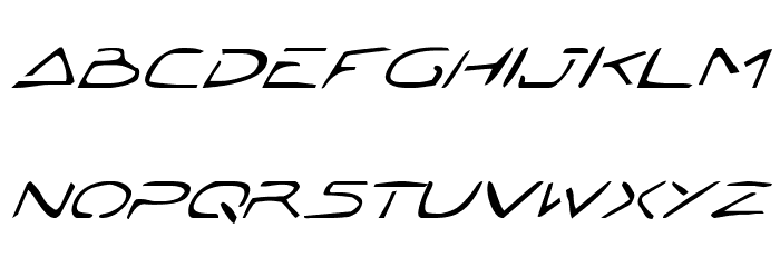Jetta Tech Italic Polices MAJUSCULES