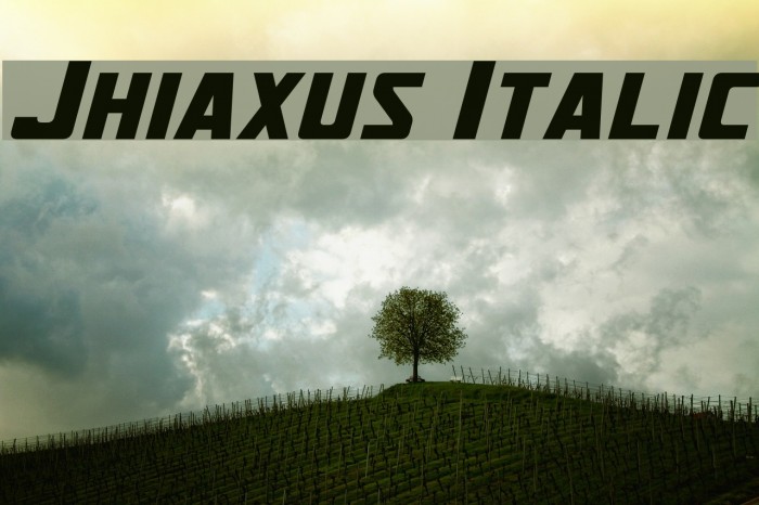 Jhiaxus Italic Fuentes examples