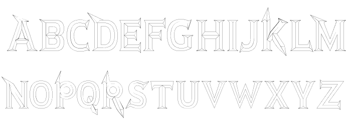 JMHRastanFine-Regular Font LOWERCASE