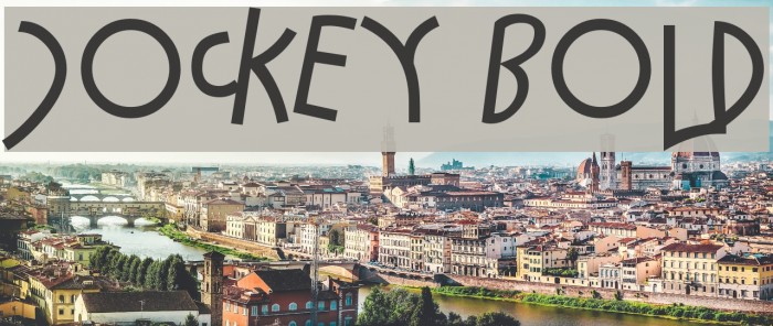 Jockey Bold 字体 examples