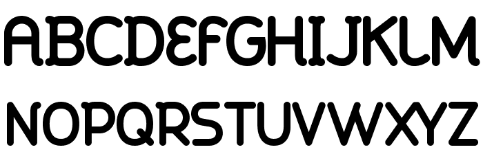 Johanna bold Font UPPERCASE