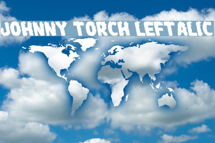 Johnny Torch Leftalic Polices examples