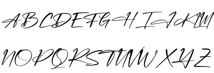 Jonathan Hetegral Font UPPERCASE