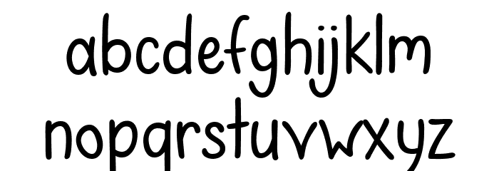 July Rainstorm Font Litere mici