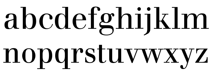 Justus Roman フォント 小文字