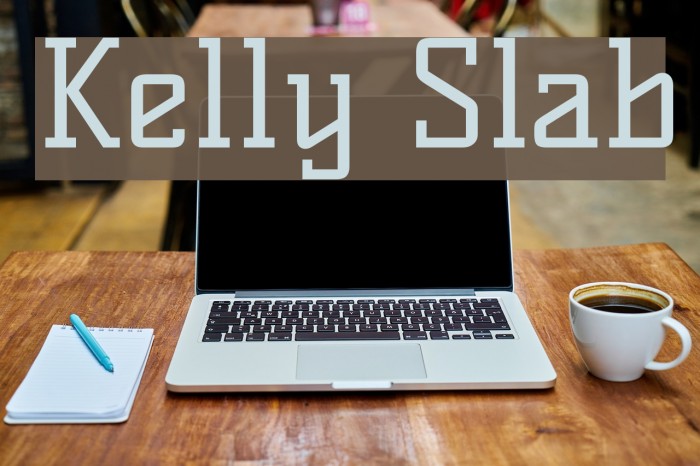 Kelly Slab Font examples