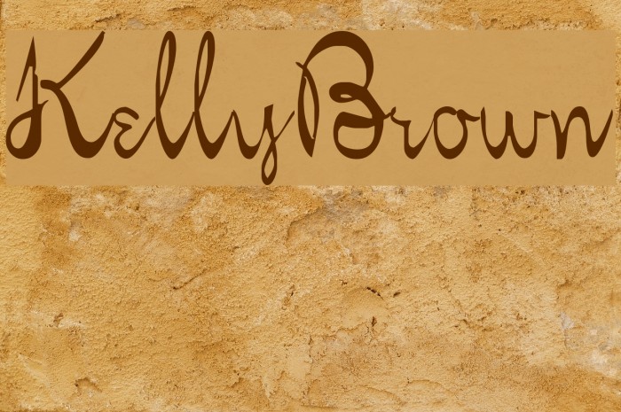 KellyBrown لخطوط تنزيل examples