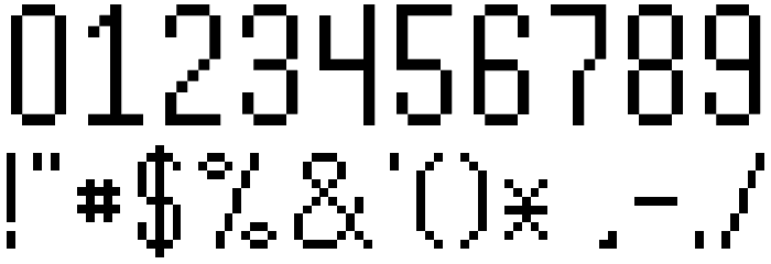Kharon4a_v01 フォント その他の文字