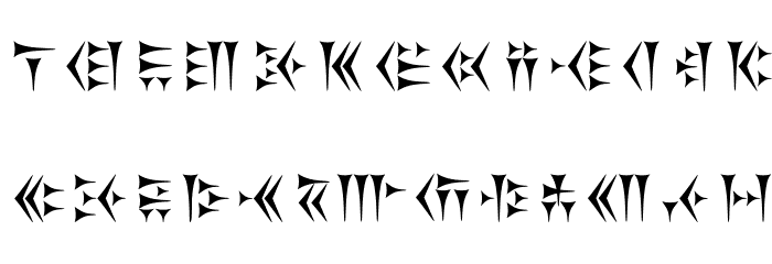 Khosrau 字体 大写