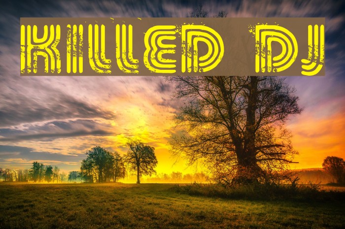 KILLED DJ Caratteri examples