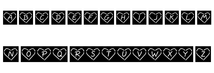 KR Neon Love Fuentes MAYÚSCULAS