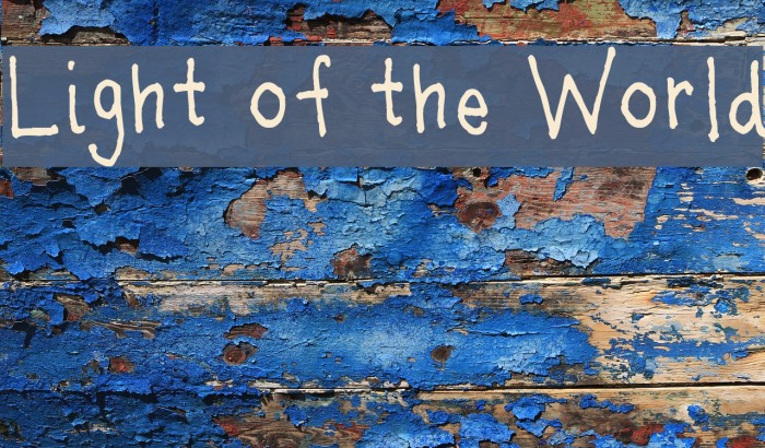 Light of the World Caratteri examples