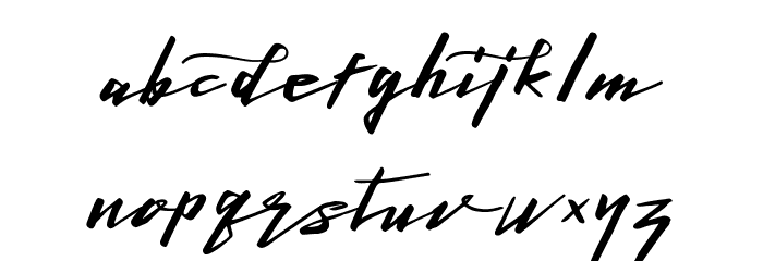 Lightening Free Font Caratteri MINUSCOLO