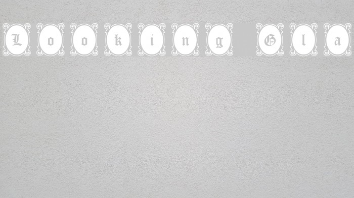 Looking Glass Шрифта examples