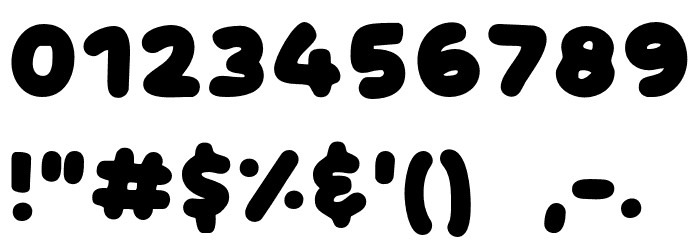 Lovely Face Font OTHER CHARS