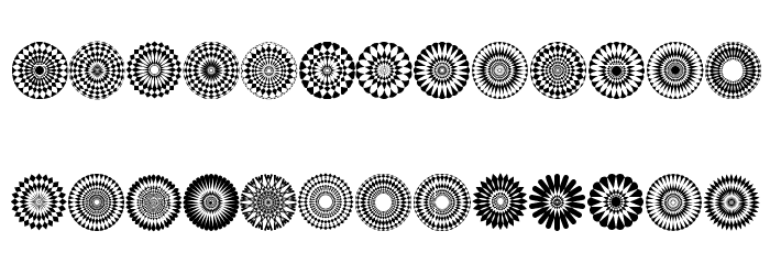 Mandalas pro 2018 Font Mandalas pro 2018 لخطوط تنزيل الأحرف الكبيرة