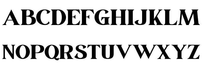 March Personal Use フォント 大文字