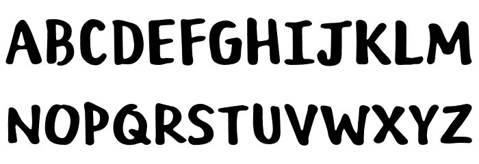 Mega Marker Font UPPERCASE