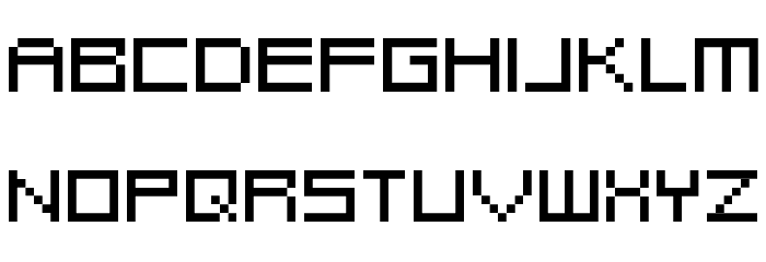 Metroid Prime: Hunters TTF Fuentes MAYÚSCULAS
