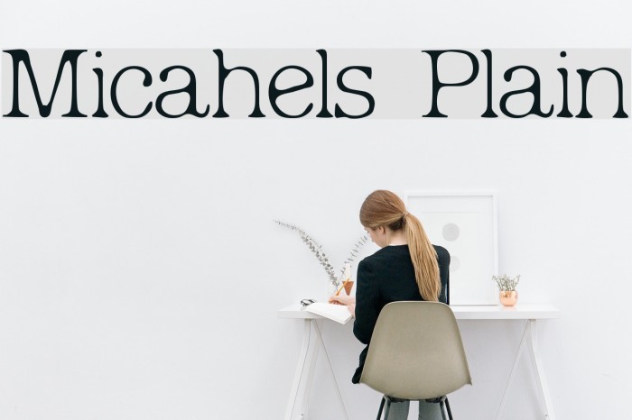 Micahels Plain لخطوط تنزيل examples