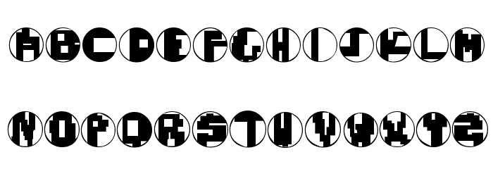 Mondo Techno Schriftart Groß