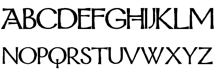 Mordred Demi Bold Font Litere mari