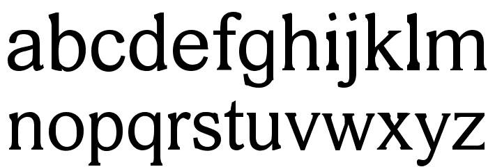 MPH 2B Damase Schriftart Kleinbuchstaben