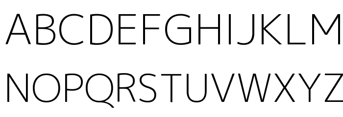 Mplus 1p Light Font UPPERCASE
