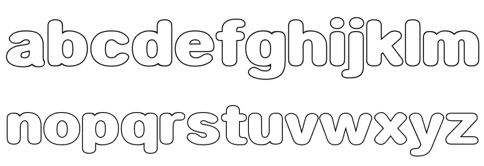 Neon Feel フォント 小文字