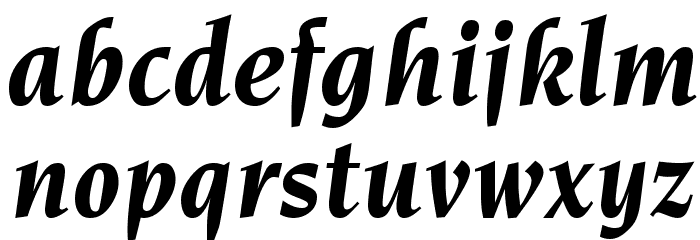 Neuvarese Regular 字体 小写